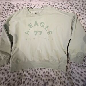 American Eagle Outfitters Light Gray Sweatshirt